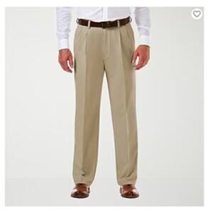 Haggar ® Cool 18 Pro Classic Fit Pleat Front Trouser Men's Size 40W x 29L New
